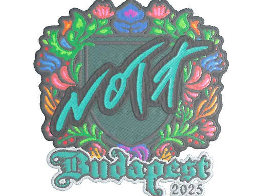 Sticker | nota (Embroidered) | Budapest 2025 - $ 0.28