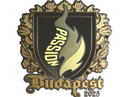 Sticker | Passion UA (Gold) | Budapest 2025 - $ 6.62