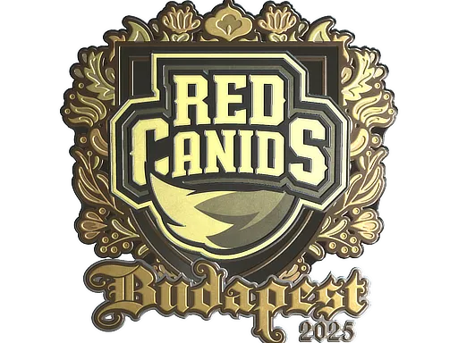 Sticker | RED Canids (Gold) | Budapest 2025 - $ 0.00