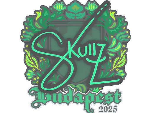 Sticker | skullz | Budapest 2025 - $ 0.06