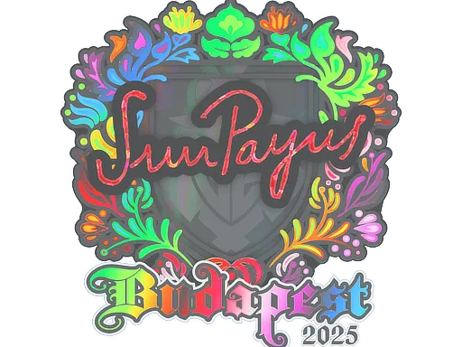 Sticker | SunPayus (Holo) | Budapest 2025 - $ 0.65