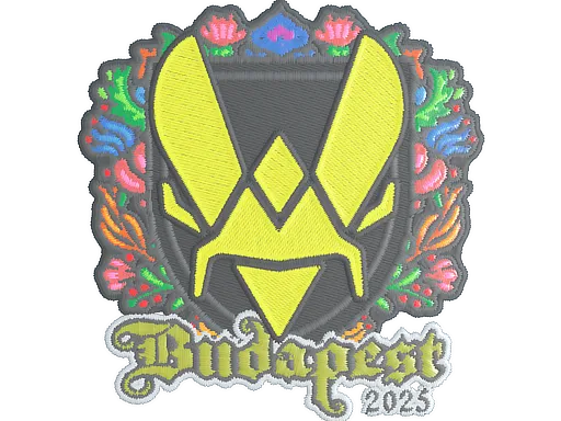 Sticker | Vitality (Embroidered) | Budapest 2025 - $ 0.16