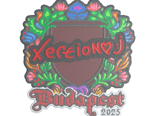 Sticker | xertioN (Embroidered) | Budapest 2025 - $ 0.03
