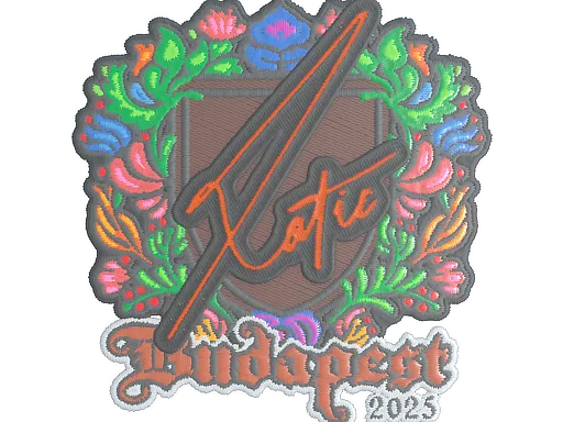 Sticker | XotiC (Embroidered) | Budapest 2025 - $ 0.35
