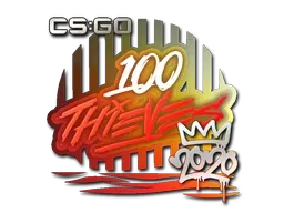 Sticker | 100 Thieves | 2020 RMR - $ 0.03