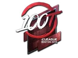 Sticker | 100 Thieves (Foil) | Boston 2018 - $ 787.12
