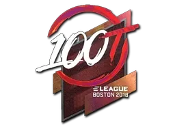 Sticker | 100 Thieves (Holo) | Boston 2018 - $ 597.44