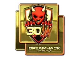 Sticker | 3DMAX (Gold) | DreamHack 2014 ``