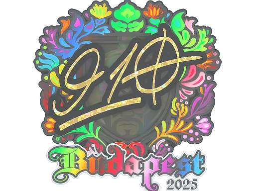 Sticker | 910 (Holo) | Budapest 2025 - $ 1.44