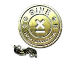 Sticker | 9INE (Gold) | Paris 2023 - $ 2.30