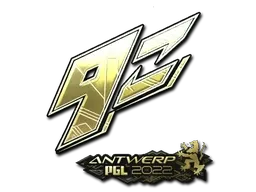 Sticker | 9z Team (Gold) | Antwerp 2022 - $ 5.55