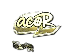 Sticker | acoR (Gold) | Paris 2023 - $ 1.24