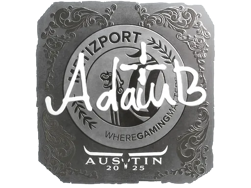 Sticker | adamb (Foil) | Austin 2025 - $ 0.05