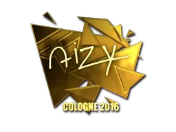 Sticker | aizy (Gold) | Cologne 2016 - $ 77.82