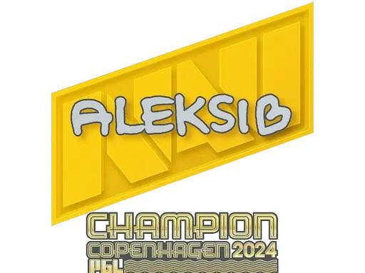 Sticker | Aleksib (Champion) | Copenhagen 2024 - $ 0.03