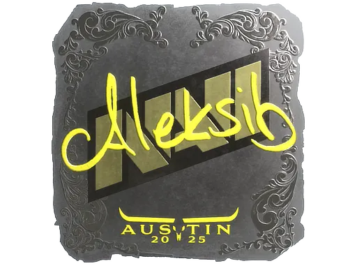 Sticker | Aleksib (Foil) | Austin 2025 ``