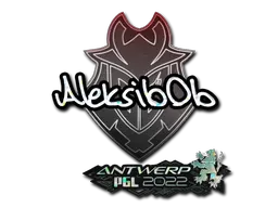 Sticker | Aleksib (Glitter) | Antwerp 2022 - $ 0.05