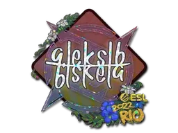 Sticker | Aleksib (Glitter) | Rio 2022 - $ 0.08