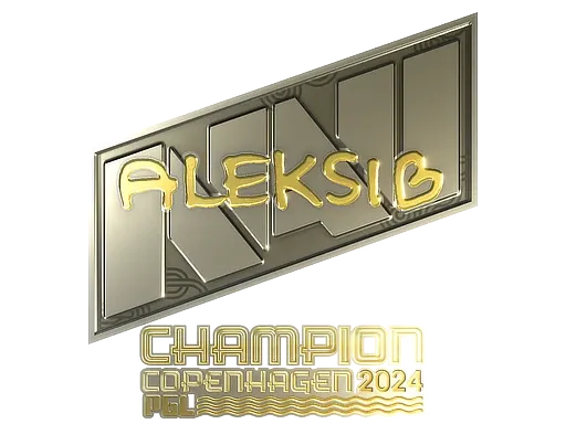 Sticker | Aleksib (Gold, Champion) | Copenhagen 2024 - $ 1.88