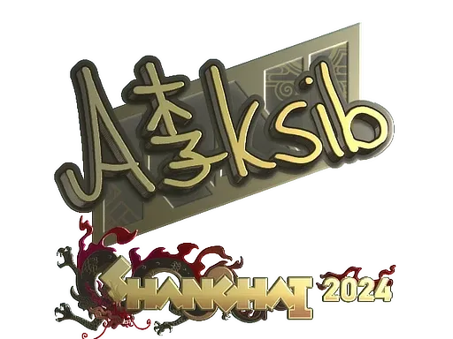 Sticker | Aleksib (Gold) | Shanghai 2024 - $ 3.70