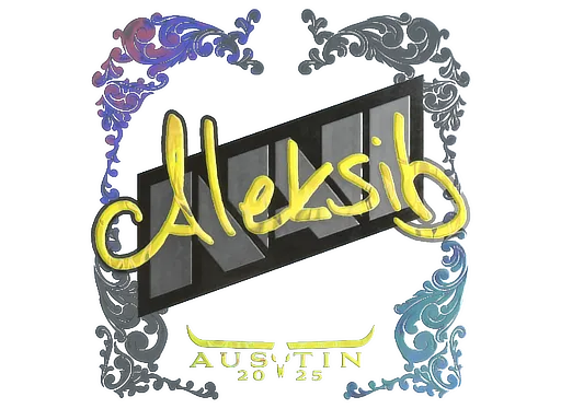Sticker | Aleksib (Holo) | Austin 2025 - $ 0.45