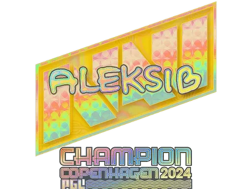 Sticker | Aleksib (Holo, Champion) | Copenhagen 2024 - $ 0.43