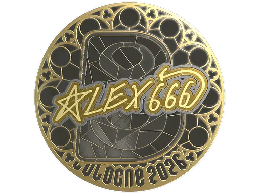 Sticker | alex666 (Gold) | Cologne 2026 - $ 40.08