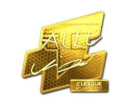 Sticker | allu (Gold) | Atlanta 2017 - $ 92.75