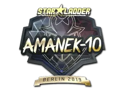 Sticker | AmaNEk (Gold) | Berlin 2019 - $ 6.44