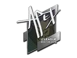 Sticker | apEX | Boston 2018 - $ 1.40