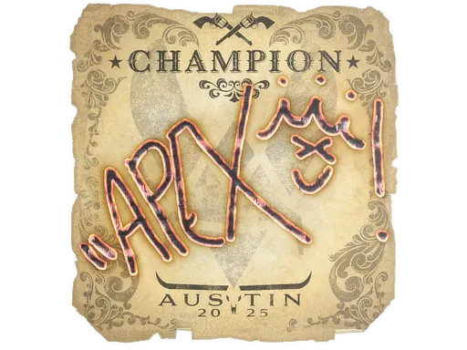 Sticker | apEX (Champion) | Austin 2025 - $ 0.03