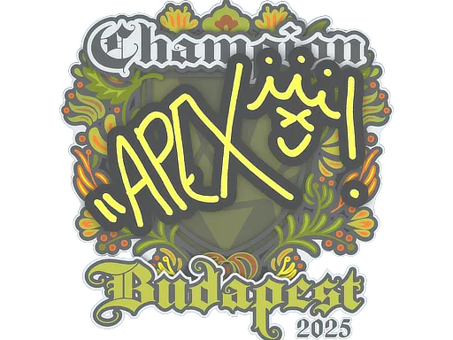 Sticker | apEX (Champion) | Budapest 2025 - $ 0.03