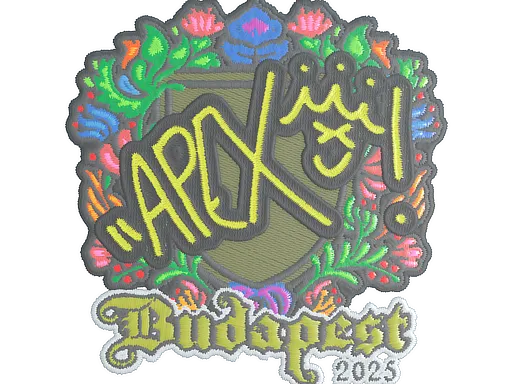Sticker | apEX (Embroidered) | Budapest 2025 - $ 0.04