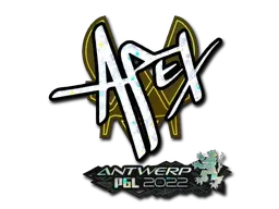 Sticker | apEX (Glitter) | Antwerp 2022 - $ 0.04
