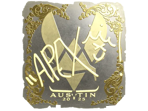 Sticker | apEX (Gold) | Austin 2025 - $ 4.30