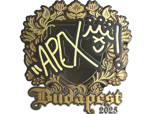 Sticker | apEX (Gold) | Budapest 2025 - $ 2.52