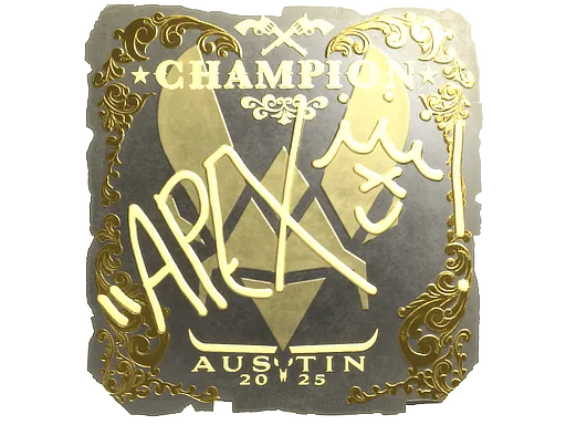 Sticker | apEX (Gold, Champion) | Austin 2025 - $ 2.43