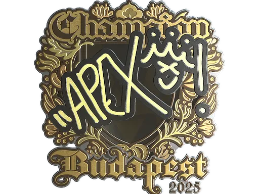 Sticker | apEX (Gold, Champion) | Budapest 2025 - $ 1.70