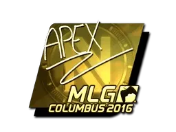 Sticker | apEX (Gold) | MLG Columbus 2016 - $ 30.04