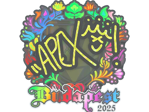 Sticker | apEX (Holo) | Budapest 2025 - $ 0.51