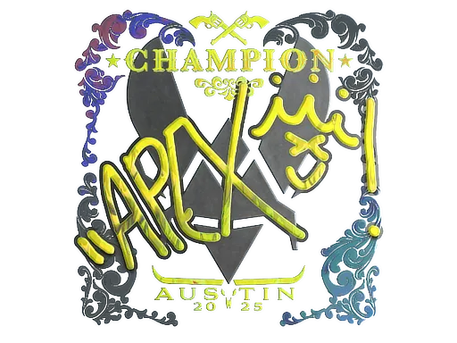 Sticker | apEX (Holo, Champion) | Austin 2025 ``