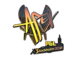 Sticker | apEX (Holo) | Stockholm 2021 - $ 0.72