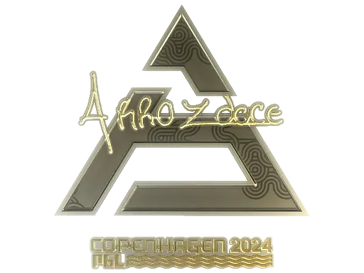 Sticker | arrozdoce (Gold) | Copenhagen 2024 - $ 5.91