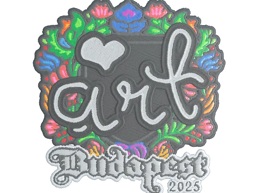 Sticker | arT (Embroidered) | Budapest 2025 - $ 0.06