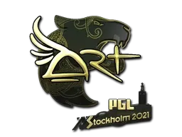 Sticker | arT (Gold) | Stockholm 2021 - $ 16.00