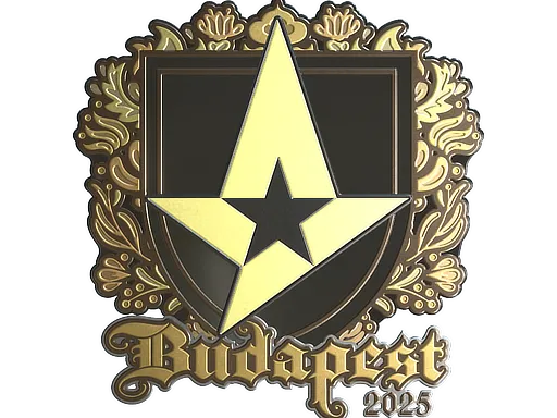 Sticker | Astralis (Gold) | Budapest 2025 - $ 1.79