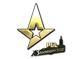 Sticker | Astralis (Gold) | Stockholm 2021 - $ 21.85