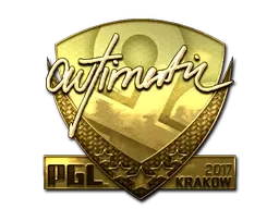 Sticker | autimatic (Gold) | Krakow 2017 - $ 1150.00