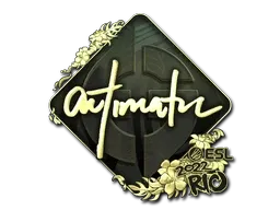 Sticker | autimatic (Gold) | Rio 2022 - $ 6.44