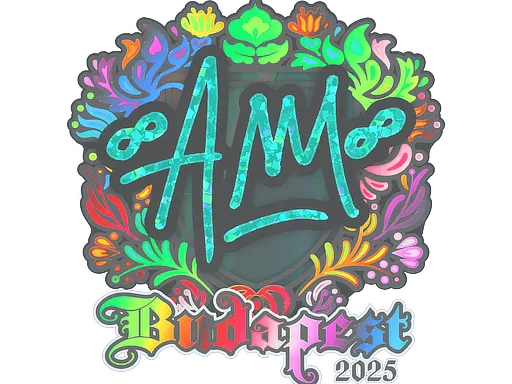Sticker | AW (Holo) | Budapest 2025 - $ 1.33